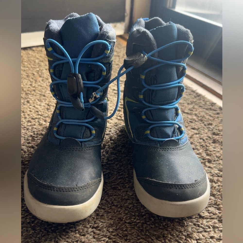 Kids Blue Winter Boots